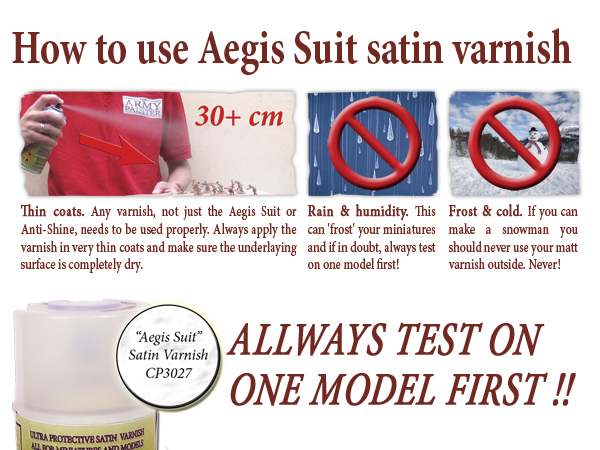 Aegis Suit Satin Varnish - Army Painter Lack