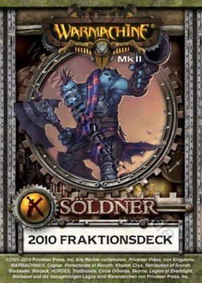 Mercenaries MKII Kartenset (e) - Fraktionsdeck 2010 - Warmachine - Privateer Press Mercenaries MKII Kartenset (e) - Fraktionsdeck 2010 - Warmachine - Privateer Press