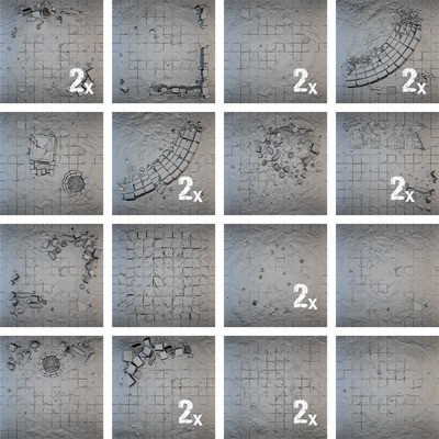 Tablescapes Tiles - Forgotten City Tablescapes Tiles - Forgotten City