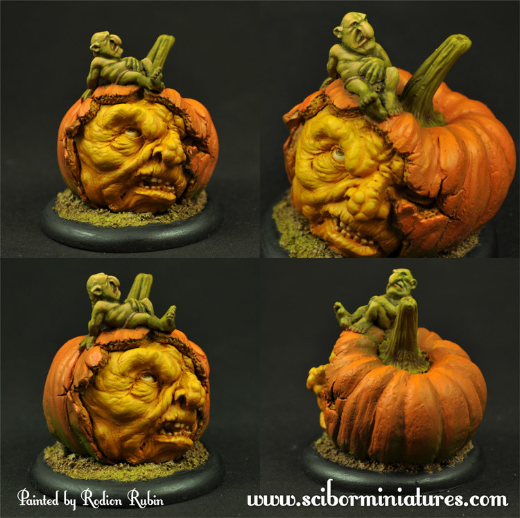 Pumpkin Face - Scibor Miniatures Pumpkin Face - Scibor Miniatures