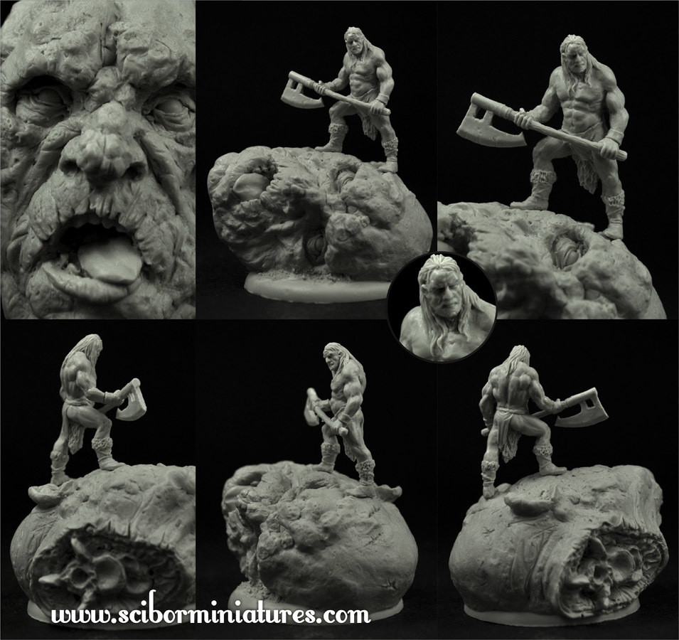 Extremely Barbaric Barbarian - Scibor Miniatures Extremely Barbaric Barbarian - Scibor Miniatures