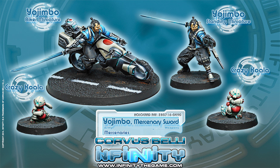 Yojimbo, Mercenary Sword - Mercenaries - Infinity Yojimbo, Mercenary Sword - Mercenaries - Infinity