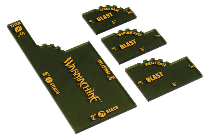 Warmachine Quick Measuring Set - Warmachine - Privateer Press Warmachine Quick Measuring Set - Warmachine - Privateer Press