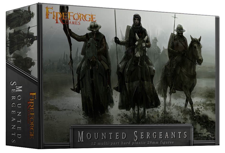 Mounted Sergeants (12 mounted plastic figures) - Fireforge Games Mounted Sergeants (12 mounted plastic figures) - Fireforge Games