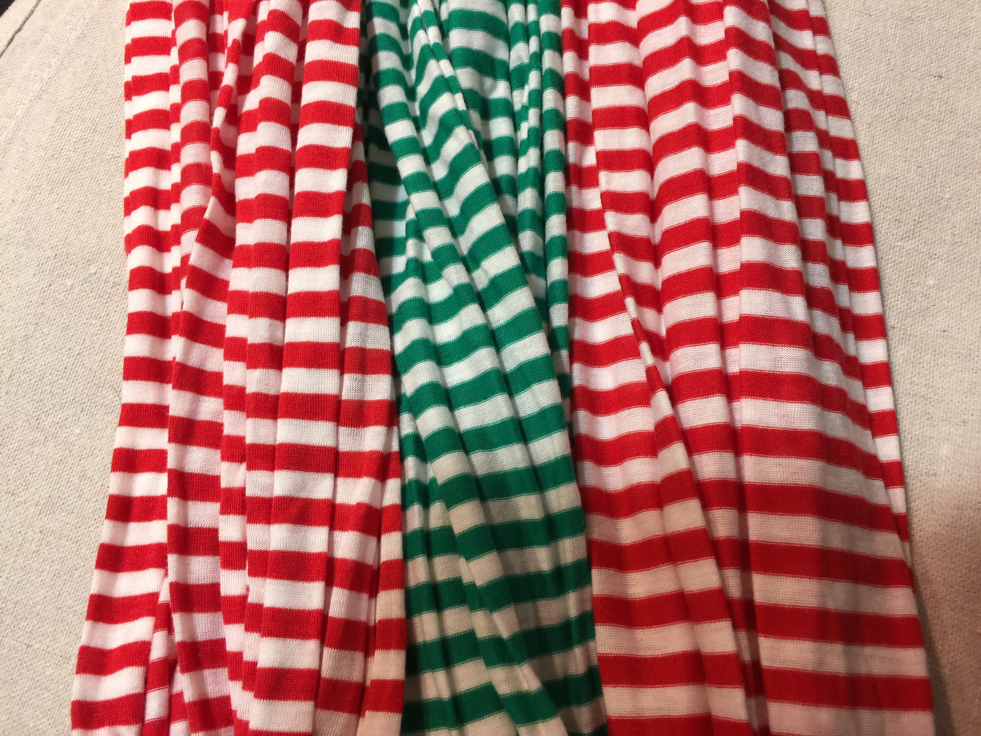 Striped Infinity Scarf 20031