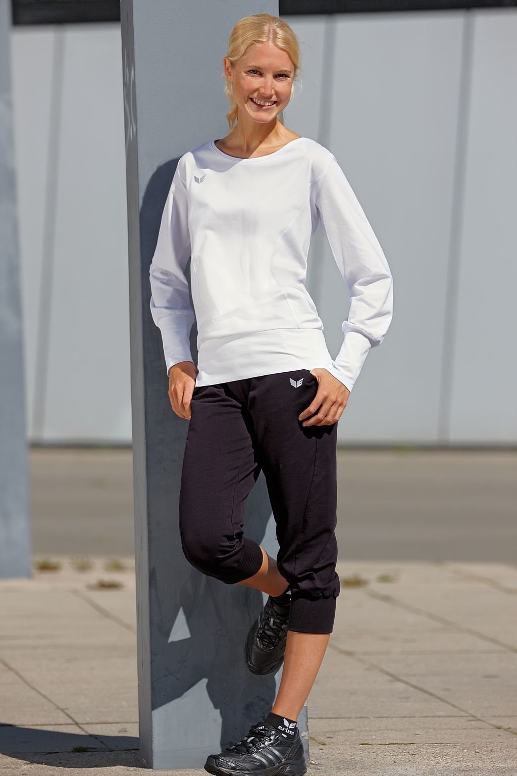 3/4 Sweathose mit Bündchen Damen