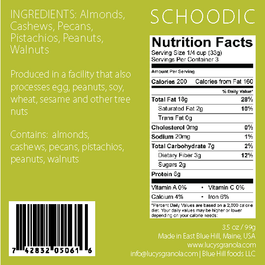 Schoodic Trail Mix