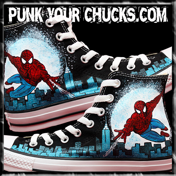 spiderman converse