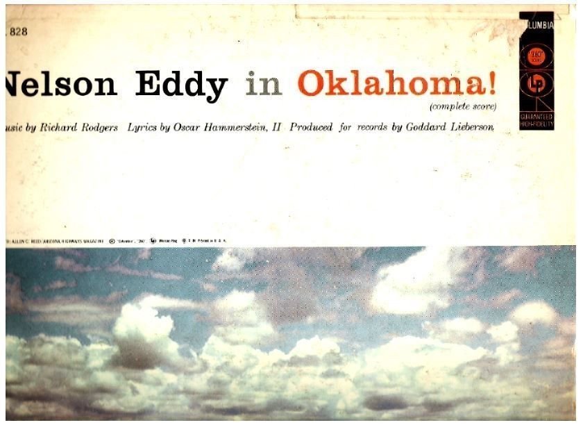 Eddy Nelson Others Oklahoma 1956 Columbia Cl 828 Album 12 Vinyl