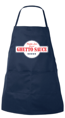 Freddie Lee's Ghetto Sauce Apron (Blue) Freddie Lee's Ghetto Sauce Apron (Blue)