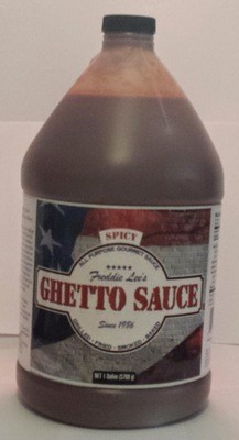 Freddie Lee's Ghetto Sauce Spicy Gallon 128oz Freddie Lee's Ghetto Sauce Spicy Gallon 128oz