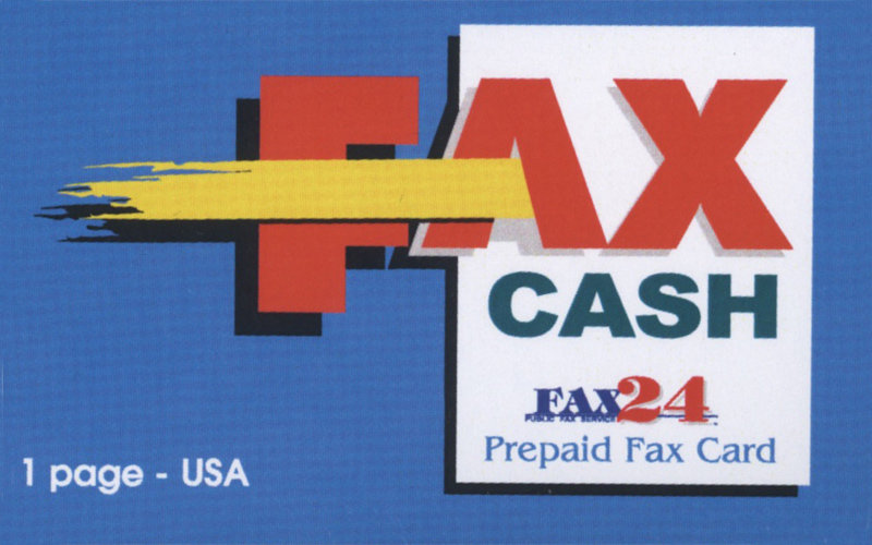 1 Page USA Fax Cash Card 1 Page USA Fax Cash Card