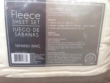 Life Comfort Fleece Sheets King State Color In Comments