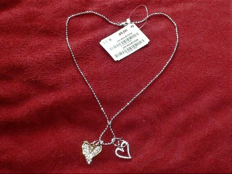 COLLANA DONNA SWEET YEARS ACCIAIO-CUORICINI E BRILLANTINI COLLANA DONNA SWEET YEARS ACCIAIO-CUORICINI E BRILLANTINI