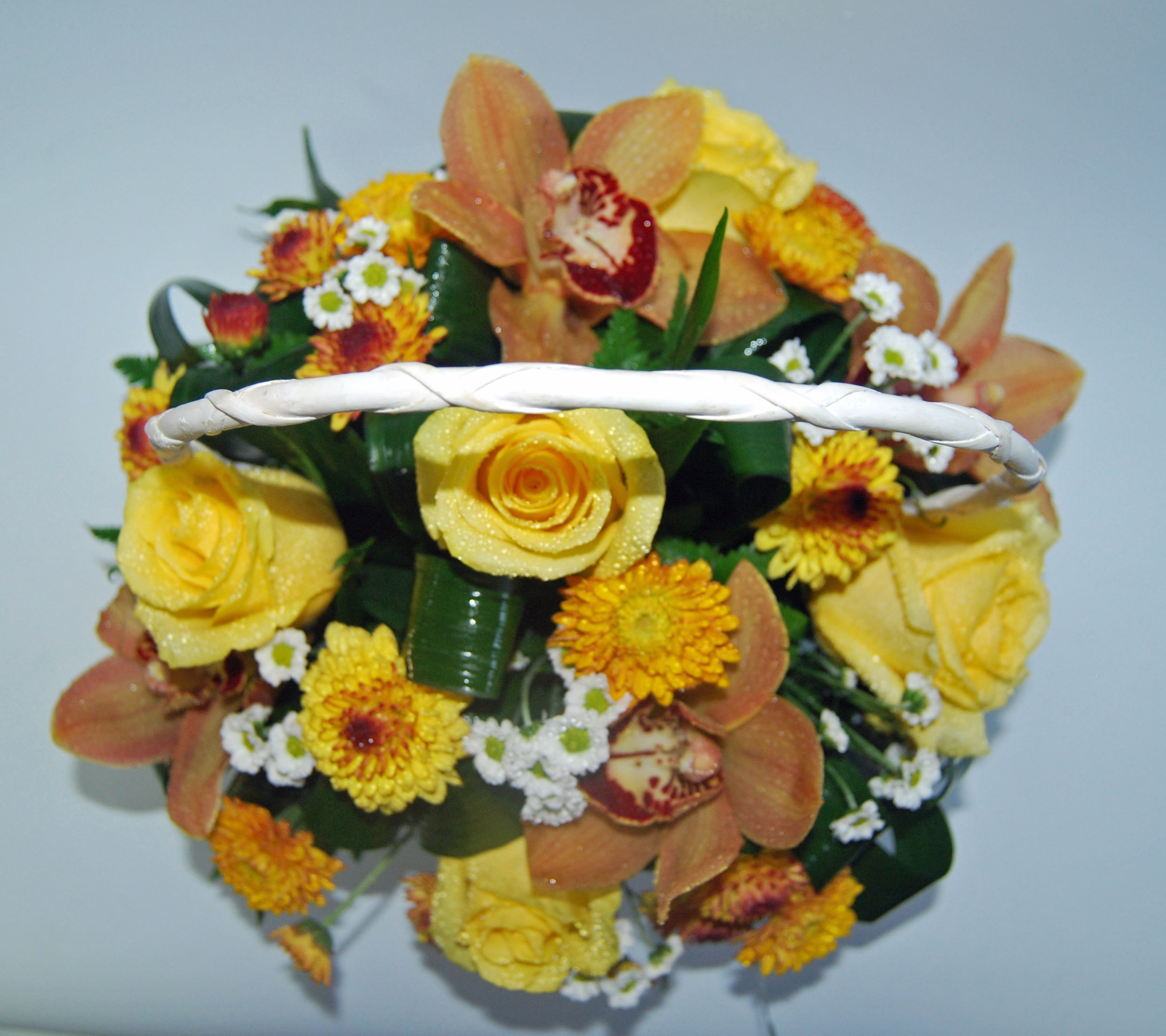 cesto de flores