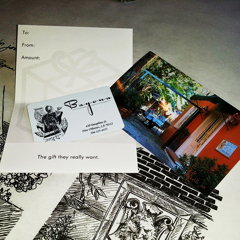 Bayona Gift Card (choose denomination) 1001