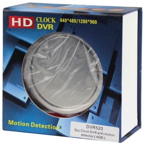 Spy Clock DVR with motion detector (4GB)