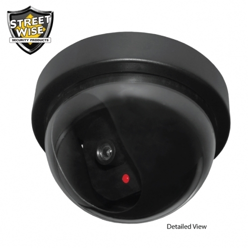 Dome Dummy Camera with Flashing LED Light BCSWDDCLCEP