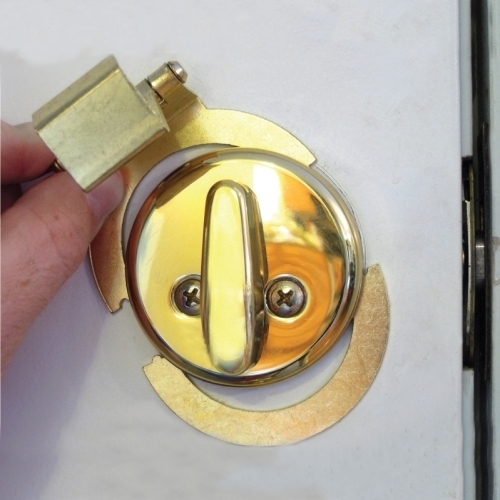 Dead Bolt Secure- Brass