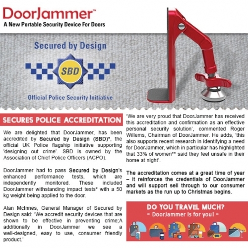 Door Jammer: Portable Security Device