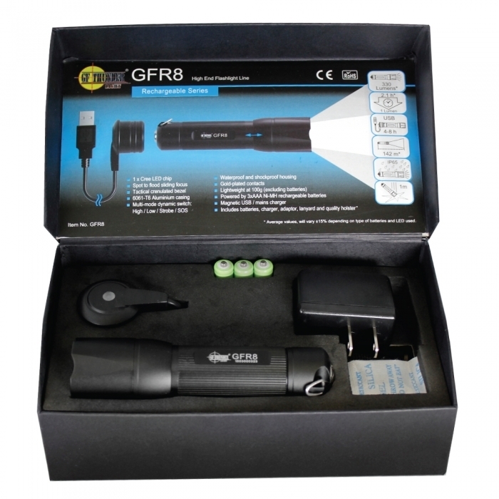 Thunder 330 Lumen Tactical Flashlight
