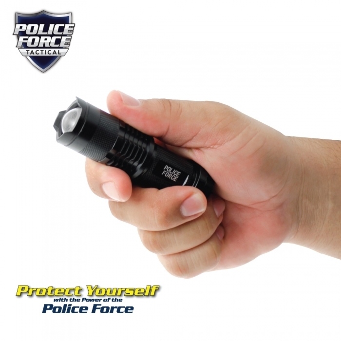 Mini Tactical Cree Flashlight w/ Slide Zoom