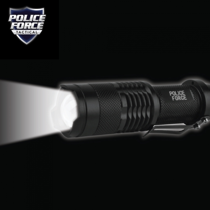 Mini Tactical Cree Flashlight w/ Slide Zoom