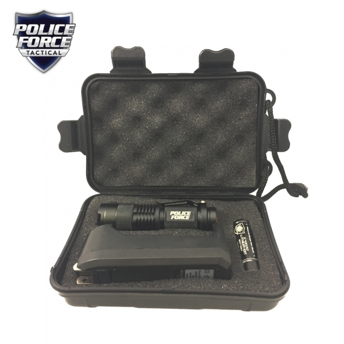 Mini Tactical Cree Flashlight w/ Slide Zoom