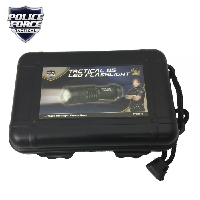 Mini Tactical Cree Flashlight w/ Slide Zoom