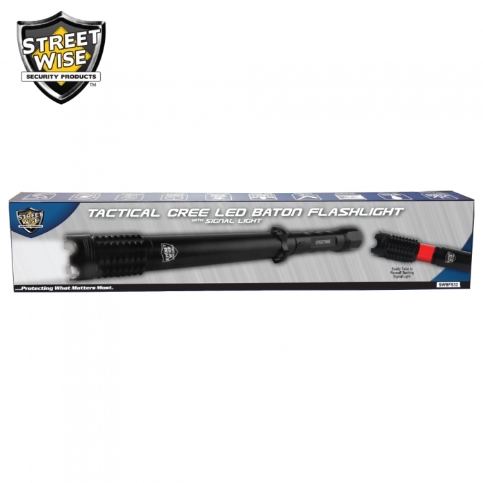 Cree LED Baton Flashlight w/ Signal Light
