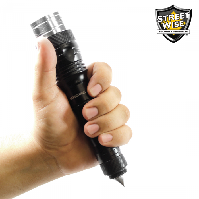 Cree LED Flashlight w/ Self Defense Spikes