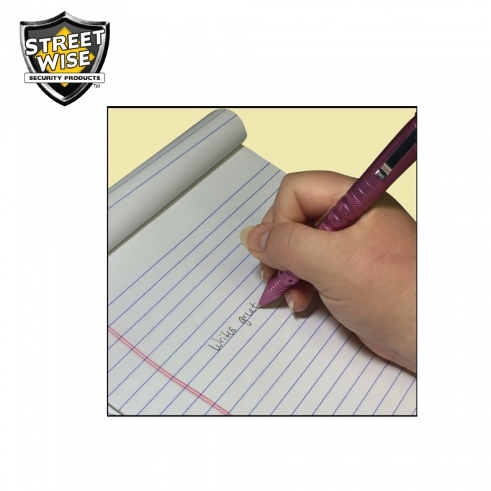Tactical Pen w/ Light & DNA Collector - Pink