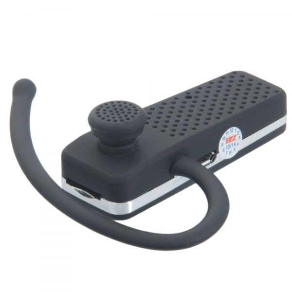 720P H.264 HD Spy Bluetooth Earphone with Hidden Camera Black