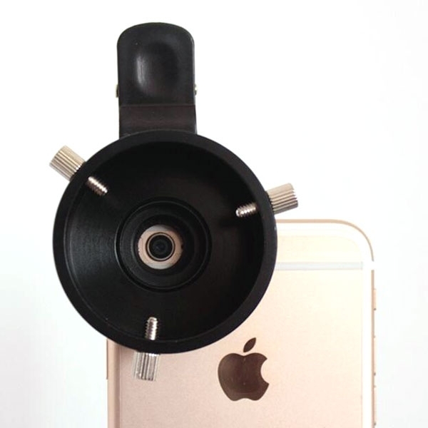 Telescope Adapter Cellphone Lens Monocular Binoculars Mount with Clip Dia 43.5mm Size S