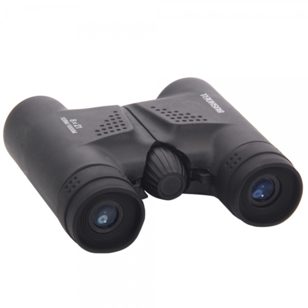 8x21 Powerview Compact Folding Roof Prism Binocular Black BC89008595TM