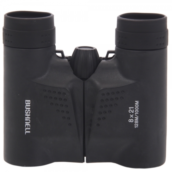 8x21 Powerview Compact Folding Roof Prism Binocular Black