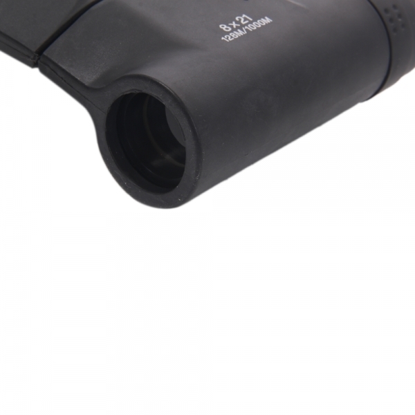 8x21 Powerview Compact Folding Roof Prism Binocular Black