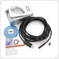 5m 7mm 0.3MP USB LED Waterproof Borescope Endoscope Inspection Snake Tube Camera