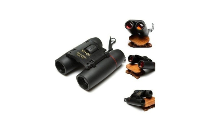 Perfect Travel Folding Binoculars Telescope+Case New Vision