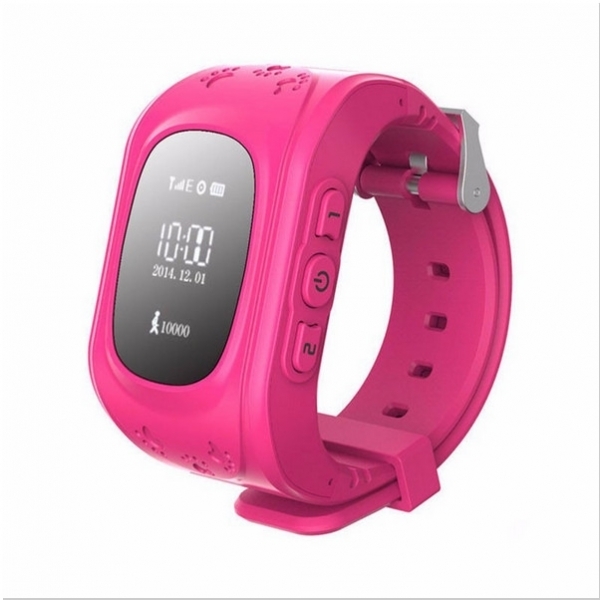 Q50 English Edition Children Kids GPS Tracker Watch with SOS Button Pink BC86016223 TM