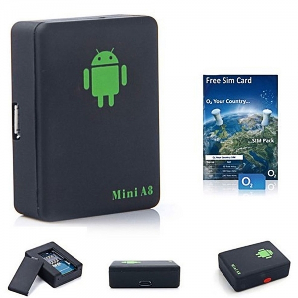 Mini A8 Voice Control Callback GSM GPS Locator Tracking Device BC21006028TM