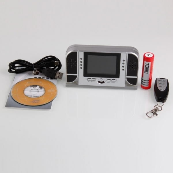 720P HD Hidden Night Vision Camera Spy Clock with Playback Fuction