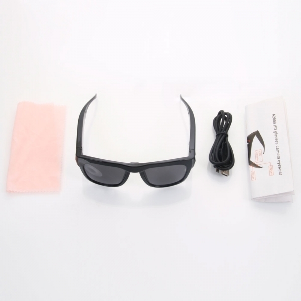 X2 1080P HD Glasses Hidden Camera Camcorder Spy Eyewear Camera Black