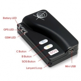 Quad Band GPS Tracking Device Two Way Calling SMS Functions Security Tool