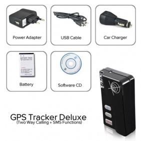 Quad Band GPS Tracking Device Two Way Calling SMS Functions Security Tool