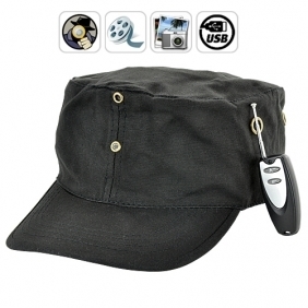 4GB Wireless Spy Hat Mini Hidden Cam With Remote Contral Protable Recorder BC520112CSC