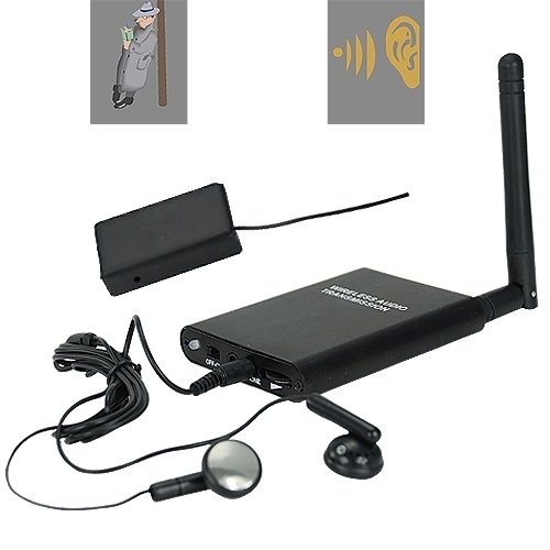 Wireless audio transmission Wireless bug 300M Encrypted Channel BC540004CSC