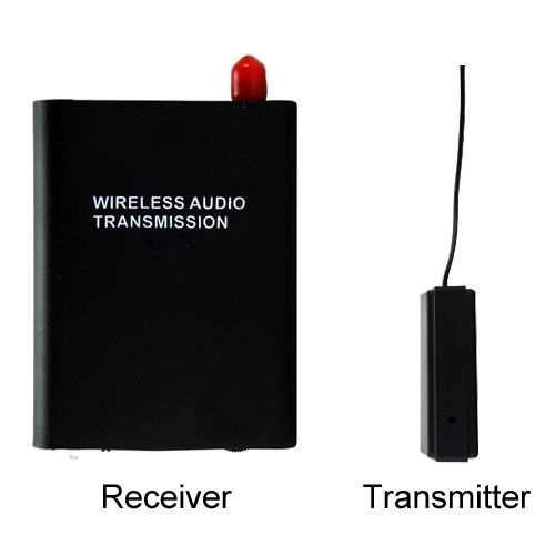 Wireless audio transmission Wireless bug 300M Encrypted Channel