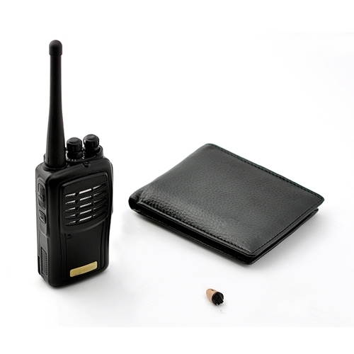 Super Sneak Walkie-talkie Hidden In-Ear Audio Receiver Kit