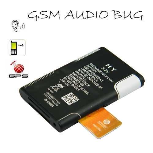 Quad-band GSM Battery Shape Audio Bug With Global Position Function BC540095CSC